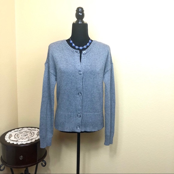 Ann Taylor Loft gray cardigan - Picture 5 of 6